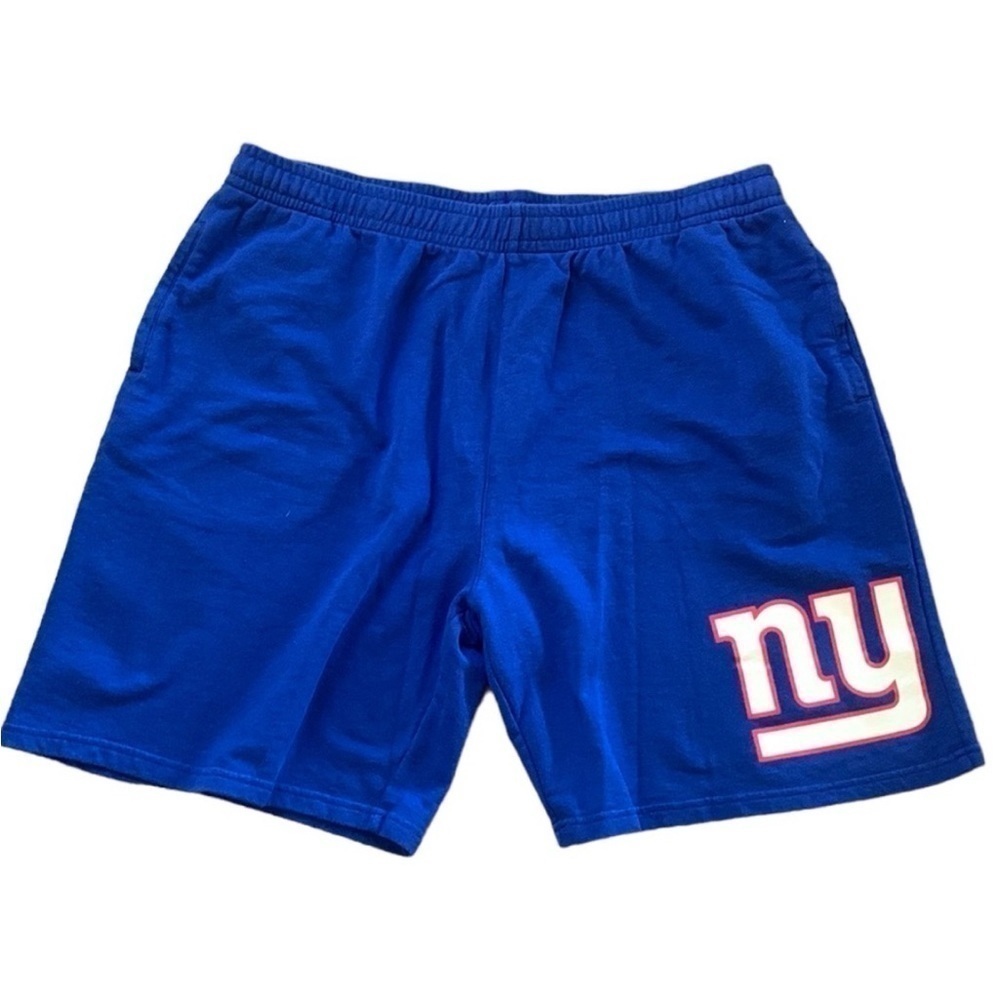 NFL New York Giants Blue Logo Sweatshorts Size‎ XL